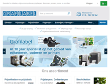 Tablet Screenshot of grafilabel.nl